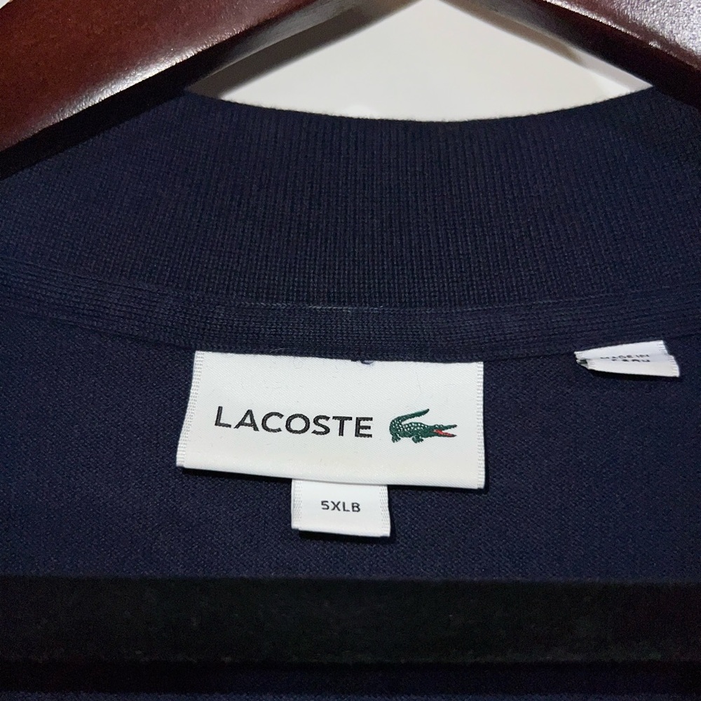 Lacoste Blue Polo 5XLT